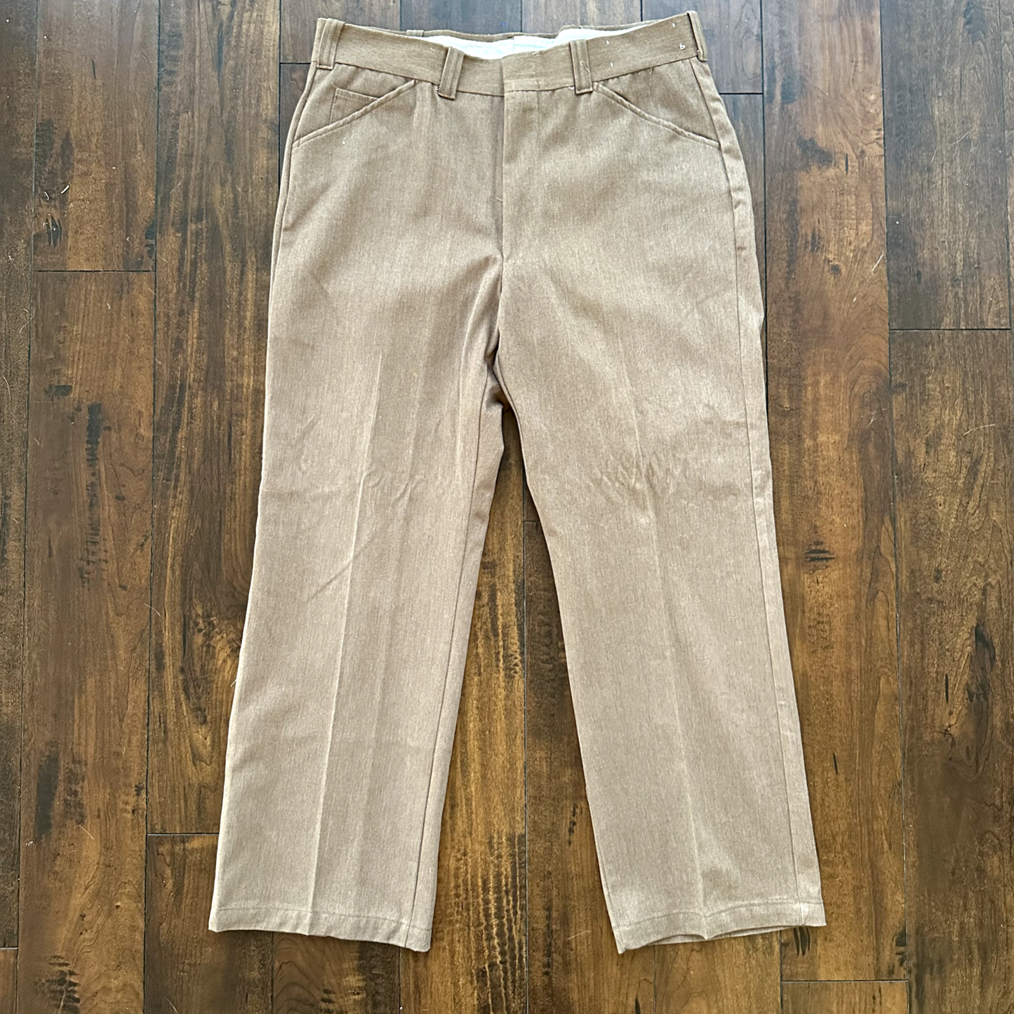 Mens 1950s 1960s Sears Pleated Dress Slacks 35x30 50s 60s Vtg Pants Fleck