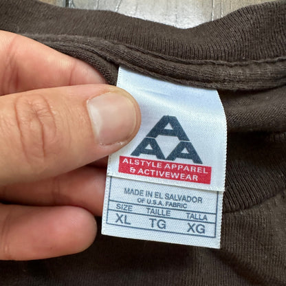 San Francisco Vintage T Shirt Y2K Brown California Golden Gate Bridge Memory