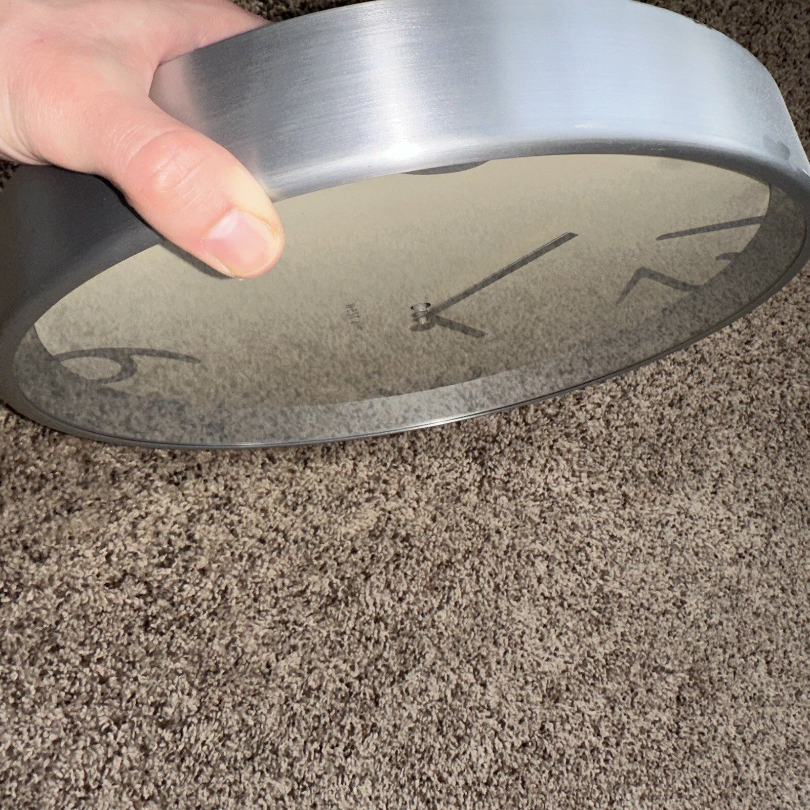 West Elm Modern 12 Inch Wall Clock Display Hotel Office Minimalist MCM Vtg DWR