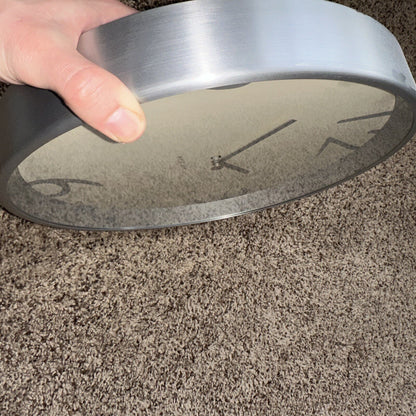 West Elm Modern 12 Inch Wall Clock Display Hotel Office Minimalist MCM Vtg DWR