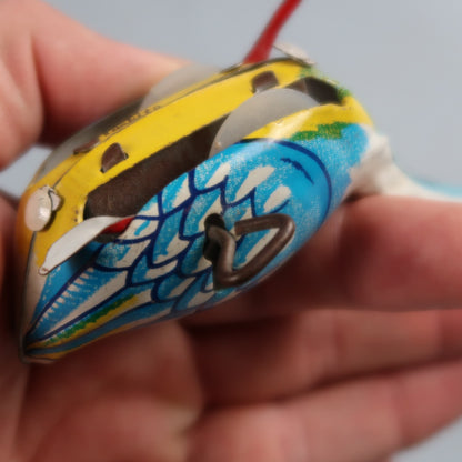 Vintage Inakita Wind Up Tin Goose Made In Japan Working Condition Includes Key