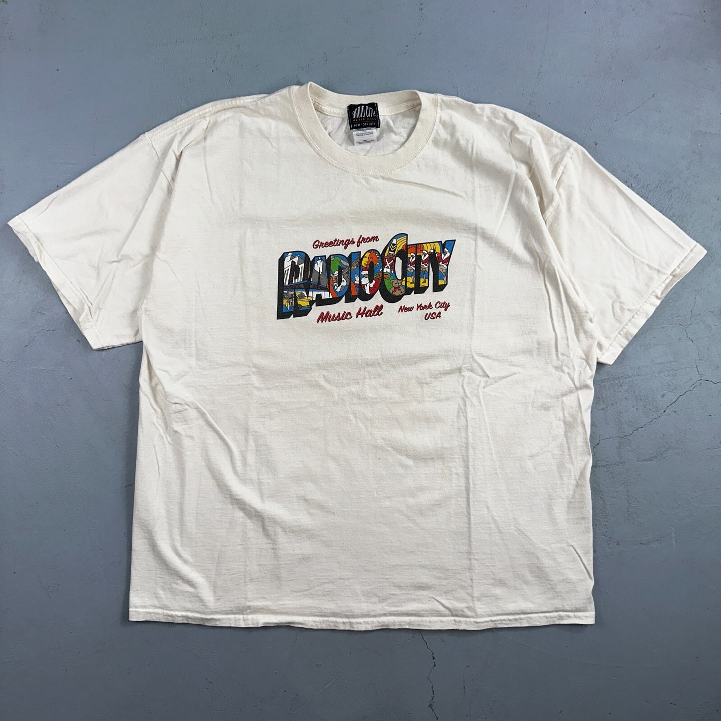 Radio City Music City Hall VTG T Shirt New York City Y2K 2000s Art Band NYC