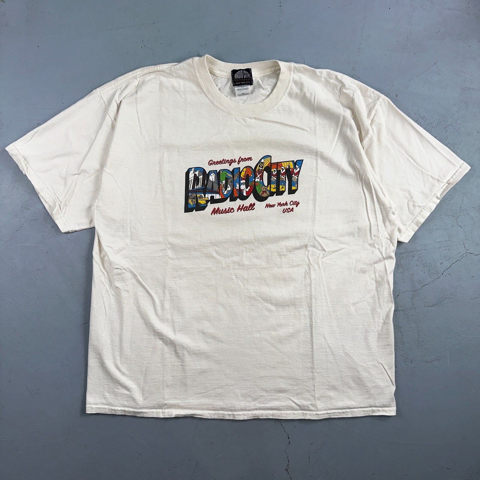 Radio City Music City Hall VTG T Shirt New York City Y2K 2000s Art Band NYC