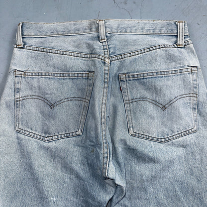 Levis 501 Vintage 80s Redline Selvedge USA XX Jeans Light Wash 1980s Act 30x29