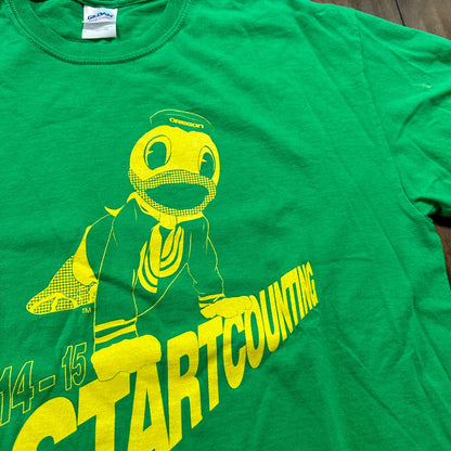 Oregon Ducks 2014 Funny VTG T Shirt PDX Portland University Start Counting Odd