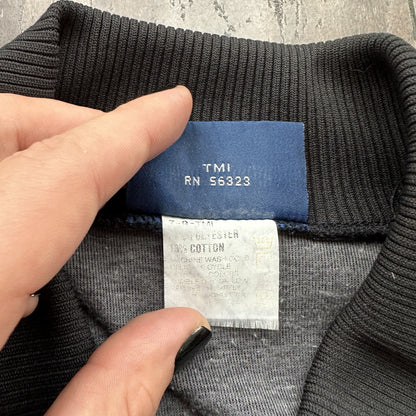 Vintage 1985 Nike Air Jordan Jacket Bred Chicago L RARE Black Red Japan 80s