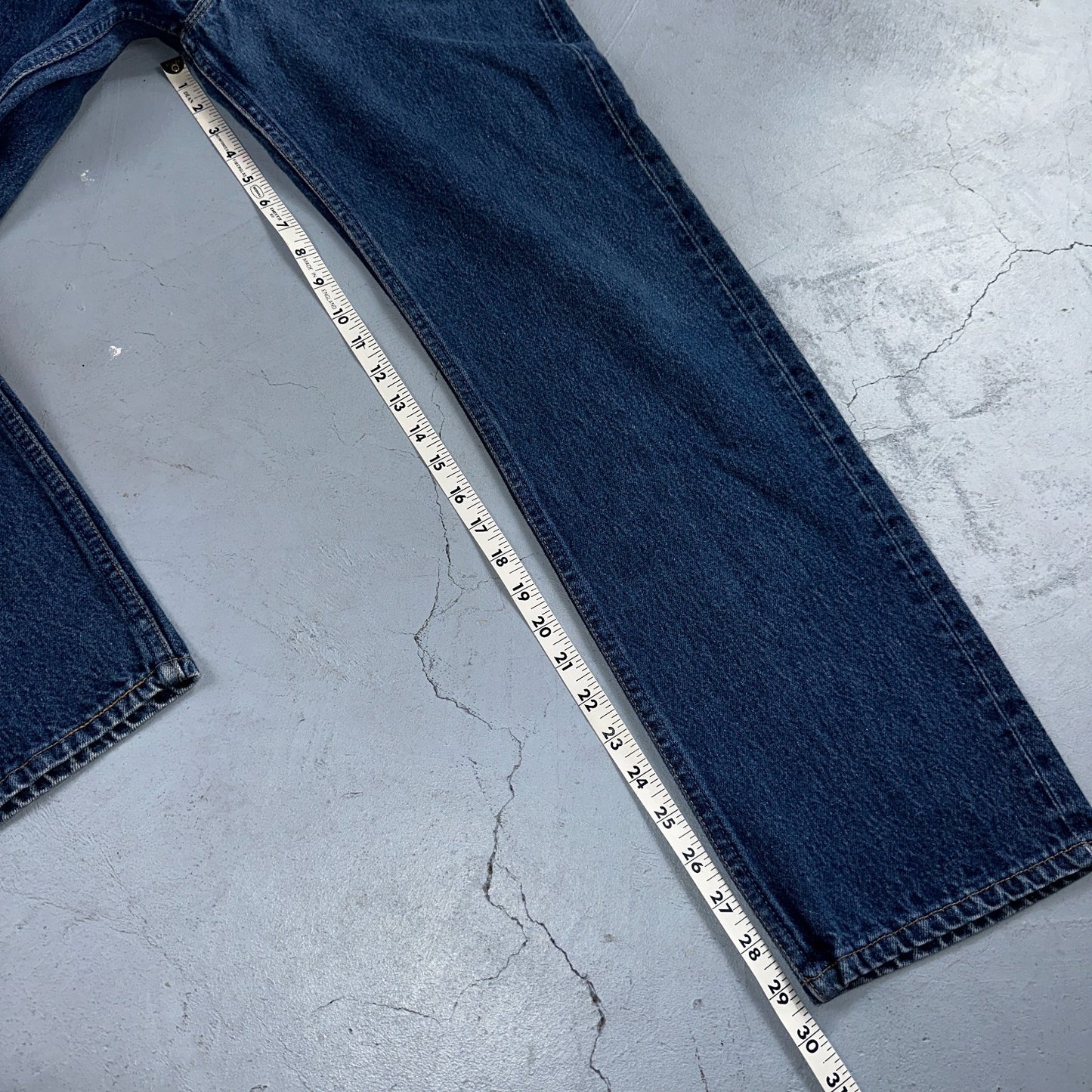 Levis 501 Vintage 90s USA XX Straight Leg Jeans Blue Med Wash 32x33 Act 29x29