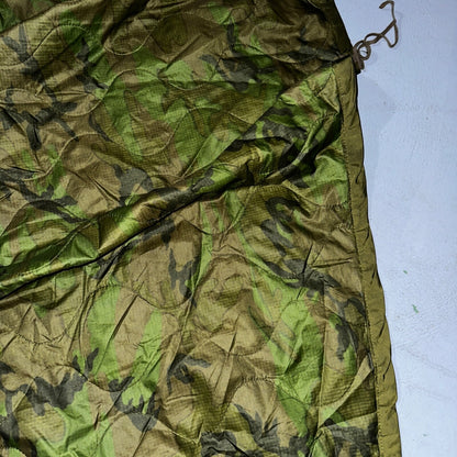 Vintage 1982 War Camouflage Poncho Liner Woodland Camo Dated 1982 Rare 80s
