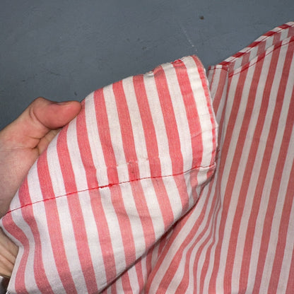 Cabrais Button Up Shirt Womens XL Multicolor Long Sleeve Collared Striped 90s