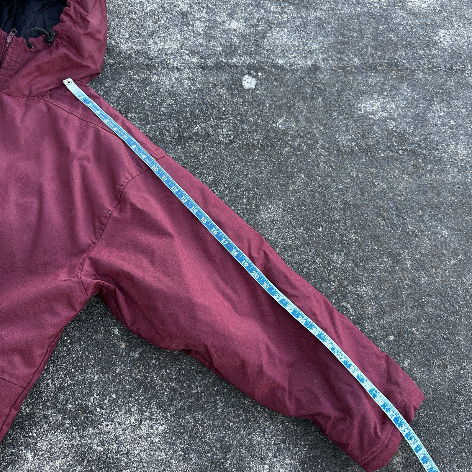 VTG 90s Nike Team Sports Logo Spellout Coat Jacket Parka Men’s M 1990s Red