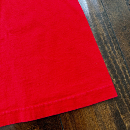 Santa Helper Mistletoe VTG T Shirt 90s Red Tester Single Stitch Funny Christmas