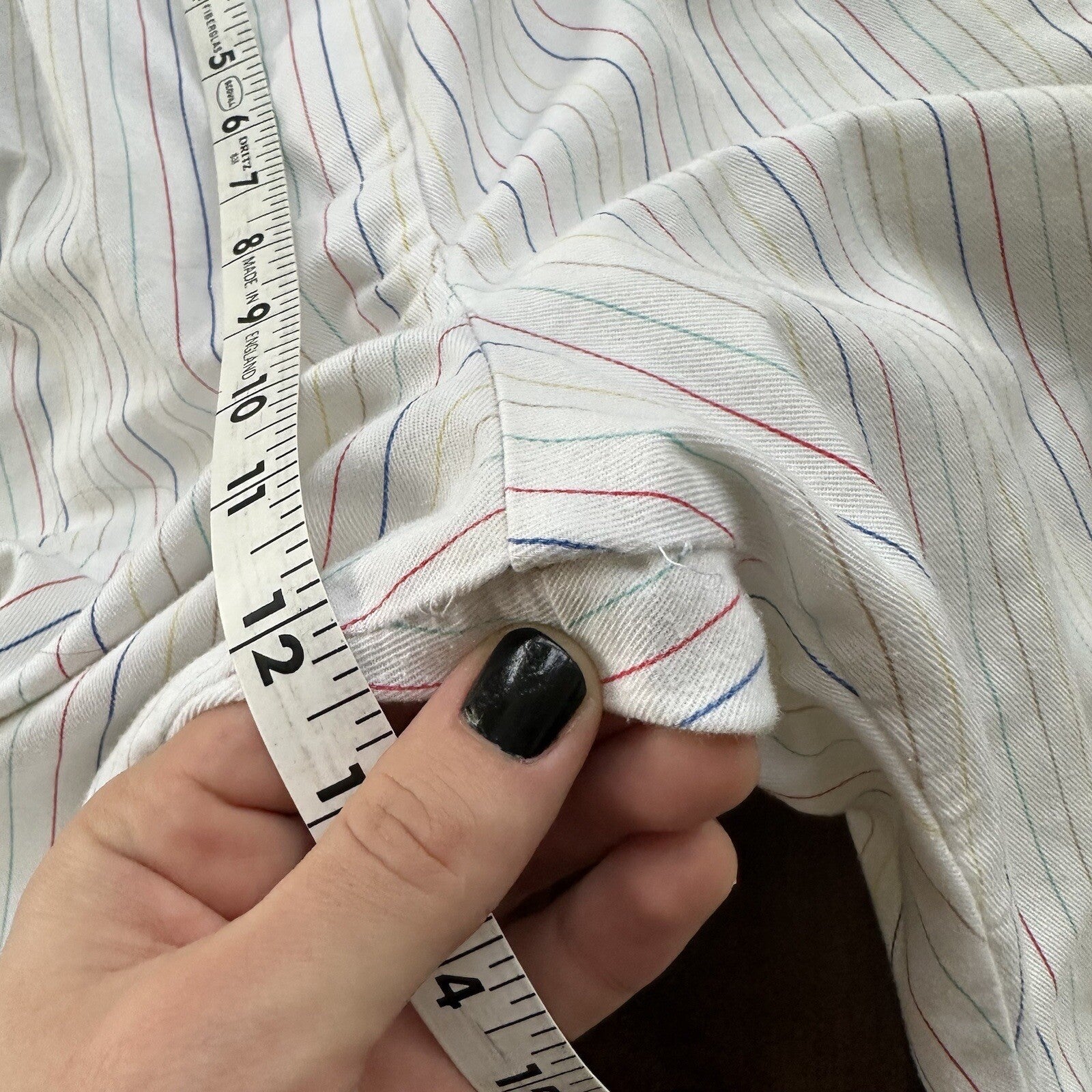 Rainbow Stripes Trader Bay Pants Relaxed Chino Chill Rockabilly 70s 80s Party