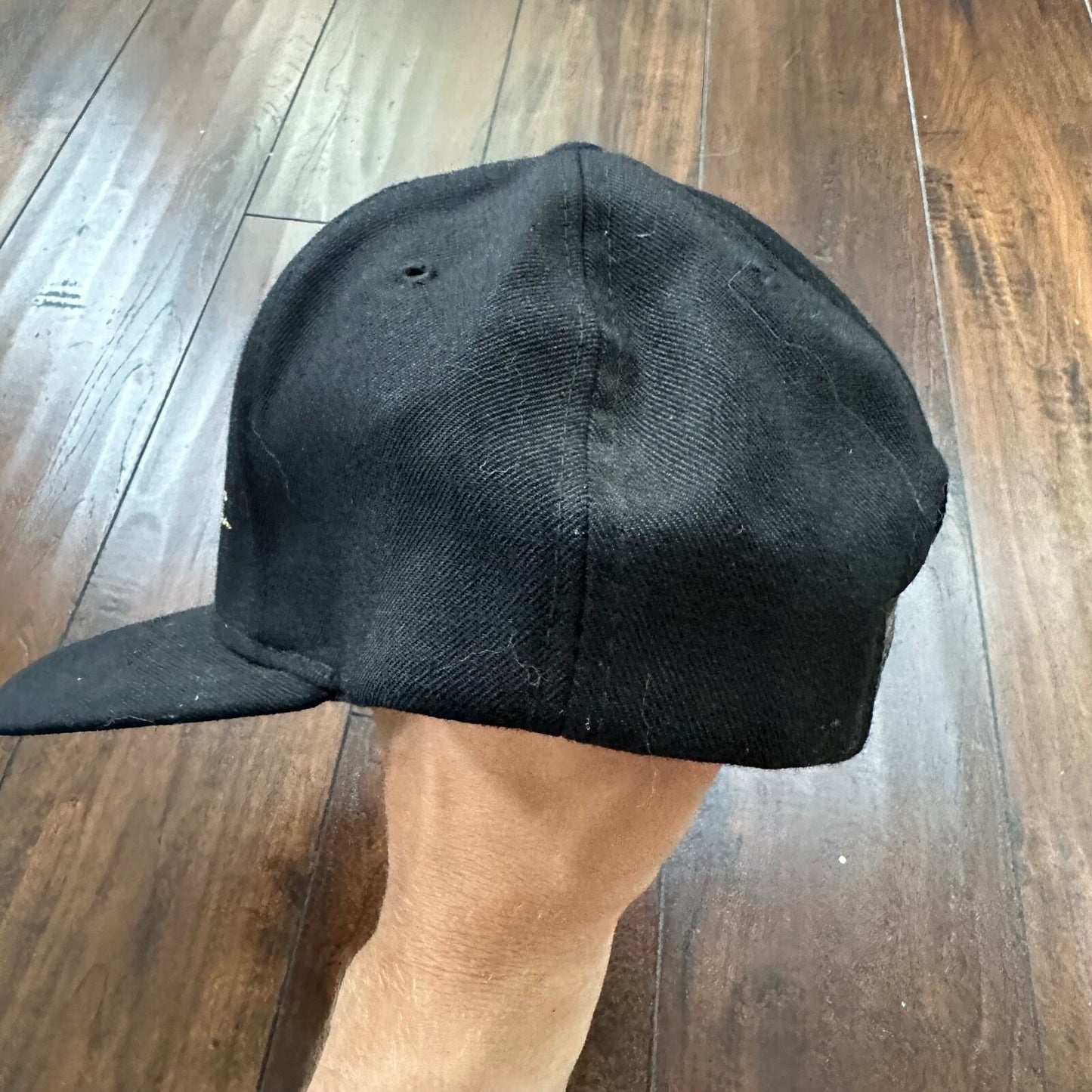 Specialty Polymer Inc Vintage Hat Cap Snapback Black Gold Oregon Rap Music Bands