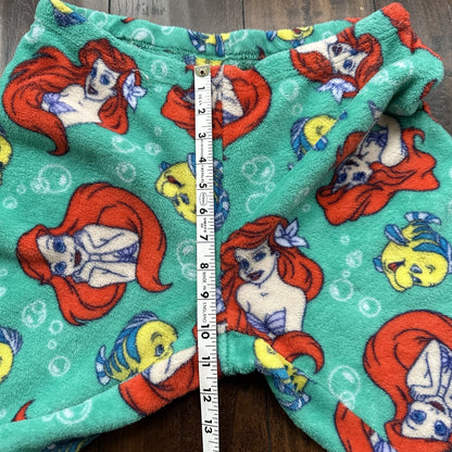 Disney Little Mermaid Ariel Flounder fleece pajama pants-RARE Vtg Womens