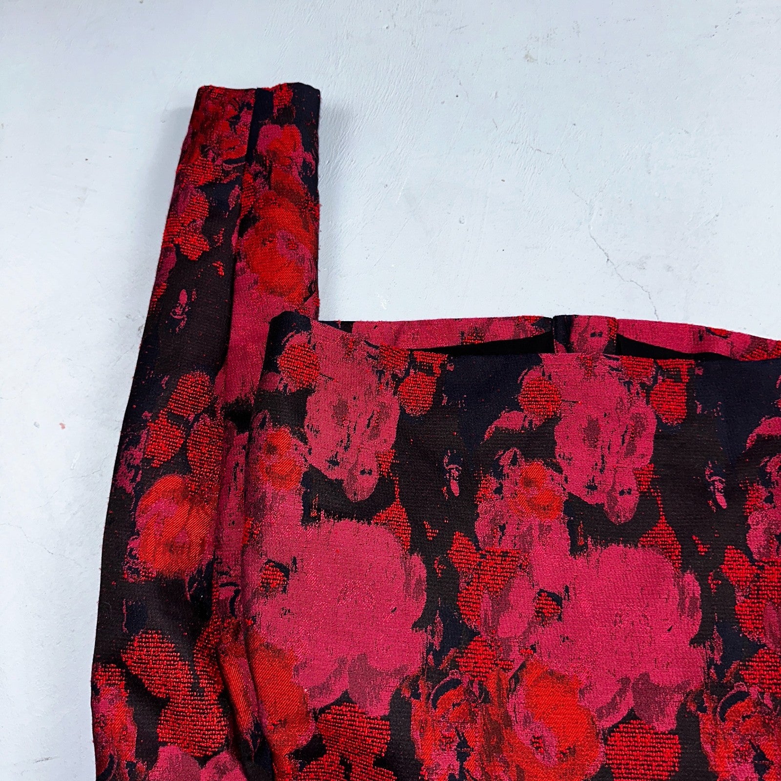 House Of Harlow 1960 Jacket Women Red Cropped REVOLVE Silvio Top Floral M