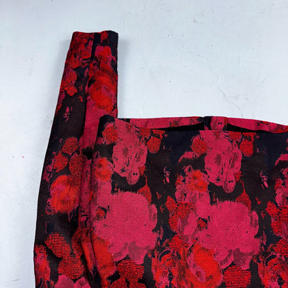 House Of Harlow 1960 Jacket Women Red Cropped REVOLVE Silvio Top Floral M