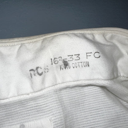 Arrow VTG 50s New Nassau Ruffle Front Dress Shirt Long Sleeve White 16-33