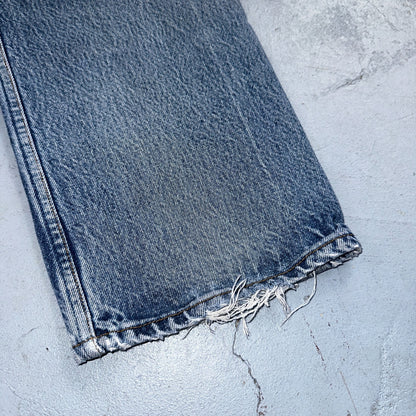 Levis 501 Vintage 90s USA XX Straight Leg Jeans Blue Light Wash 35x32 Act 31x29