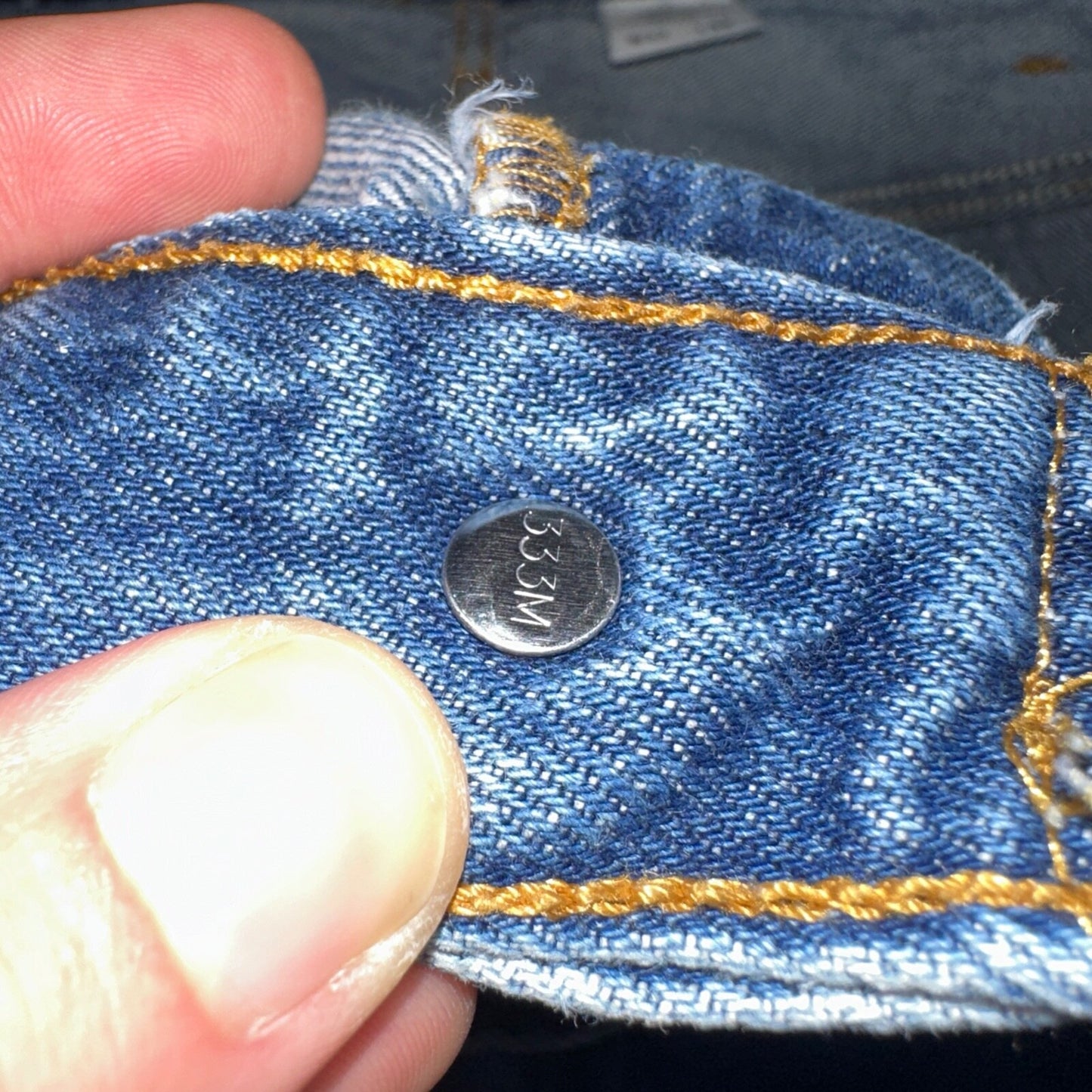 Levis 501 Vintage Y2K XX Straight Leg Jeans Blue Med Wash 42x32 Act 39x28