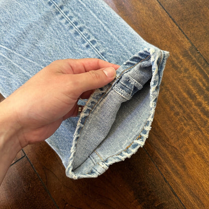 VTG 90s Levis 501 Button Fly 32x34 USA Tag Jeans Straight Wash Blue XX Act 29x29