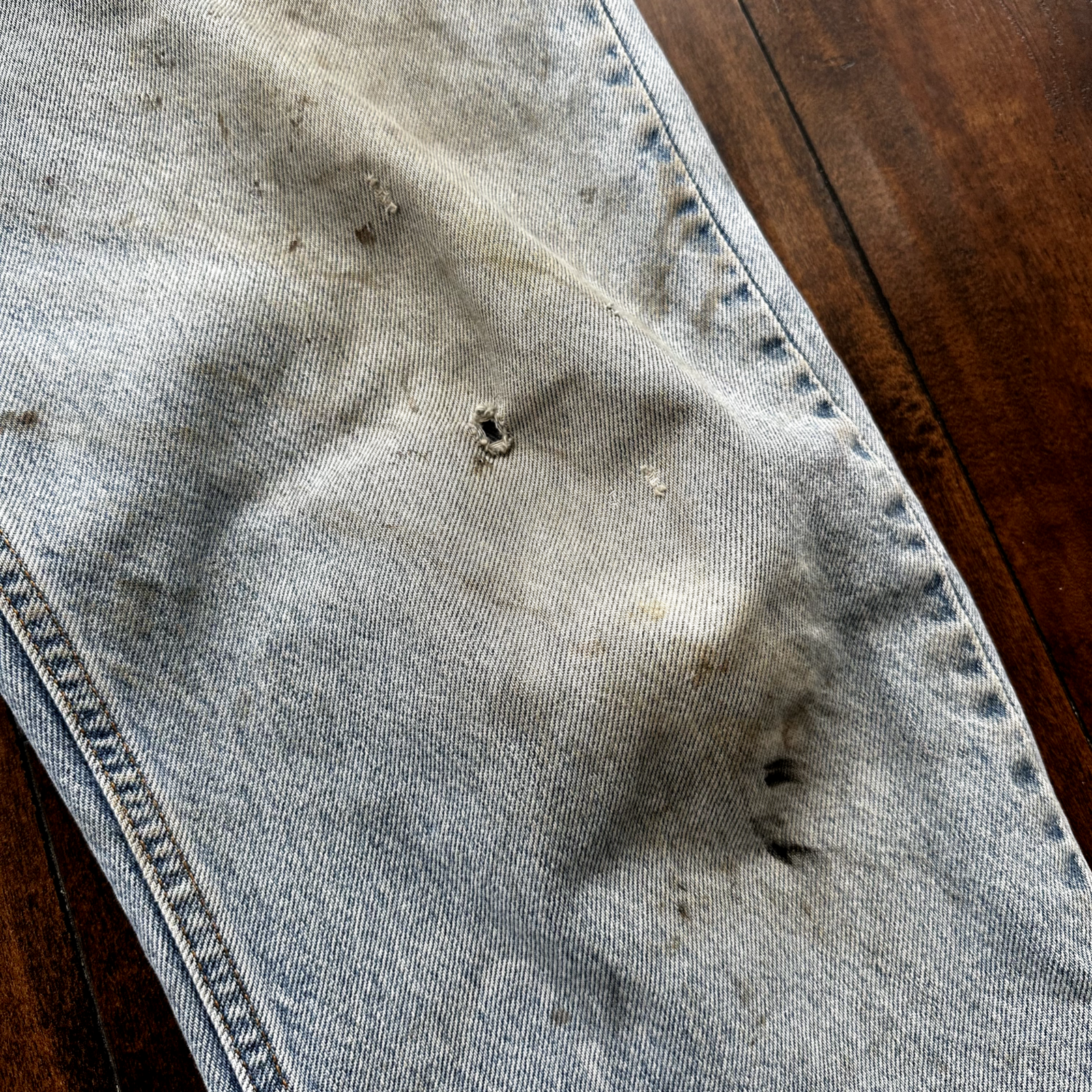 Levis 901 Vintage 90s Straight Leg XX Jeans 34x32 Relaxed Light Wash Act 33x31