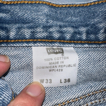 Levis 501 Vintage Y2K XX Straight Leg Jeans 33x36 Light Wash 2000s Act 31x31