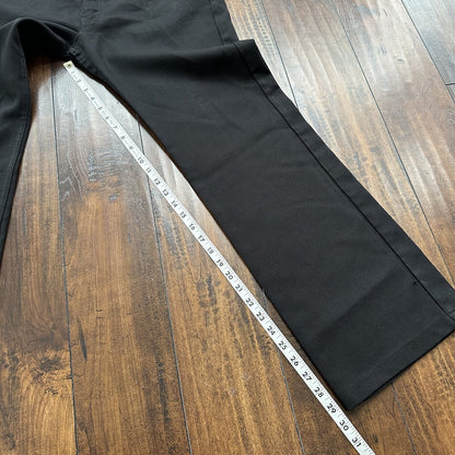 Vintage 1990s Levis 517 Black Stretchy Polyester Jeans Pants Black 36x32 A 34x29