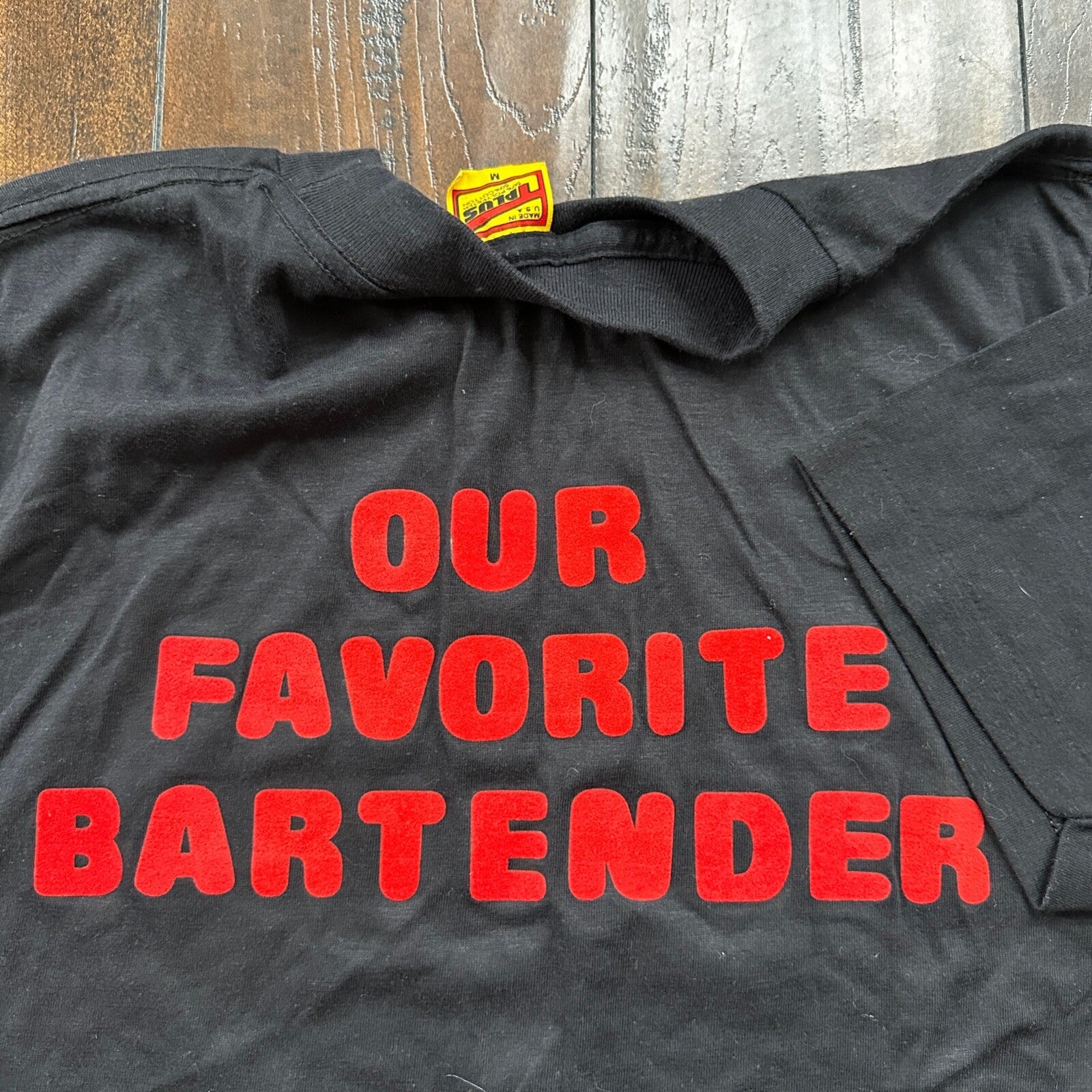Benny Favorite Bartender Vintage T Shirt 80s Funny Humor Alcohol Drinking Party