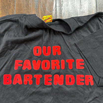 Benny Favorite Bartender Vintage T Shirt 80s Funny Humor Alcohol Drinking Party