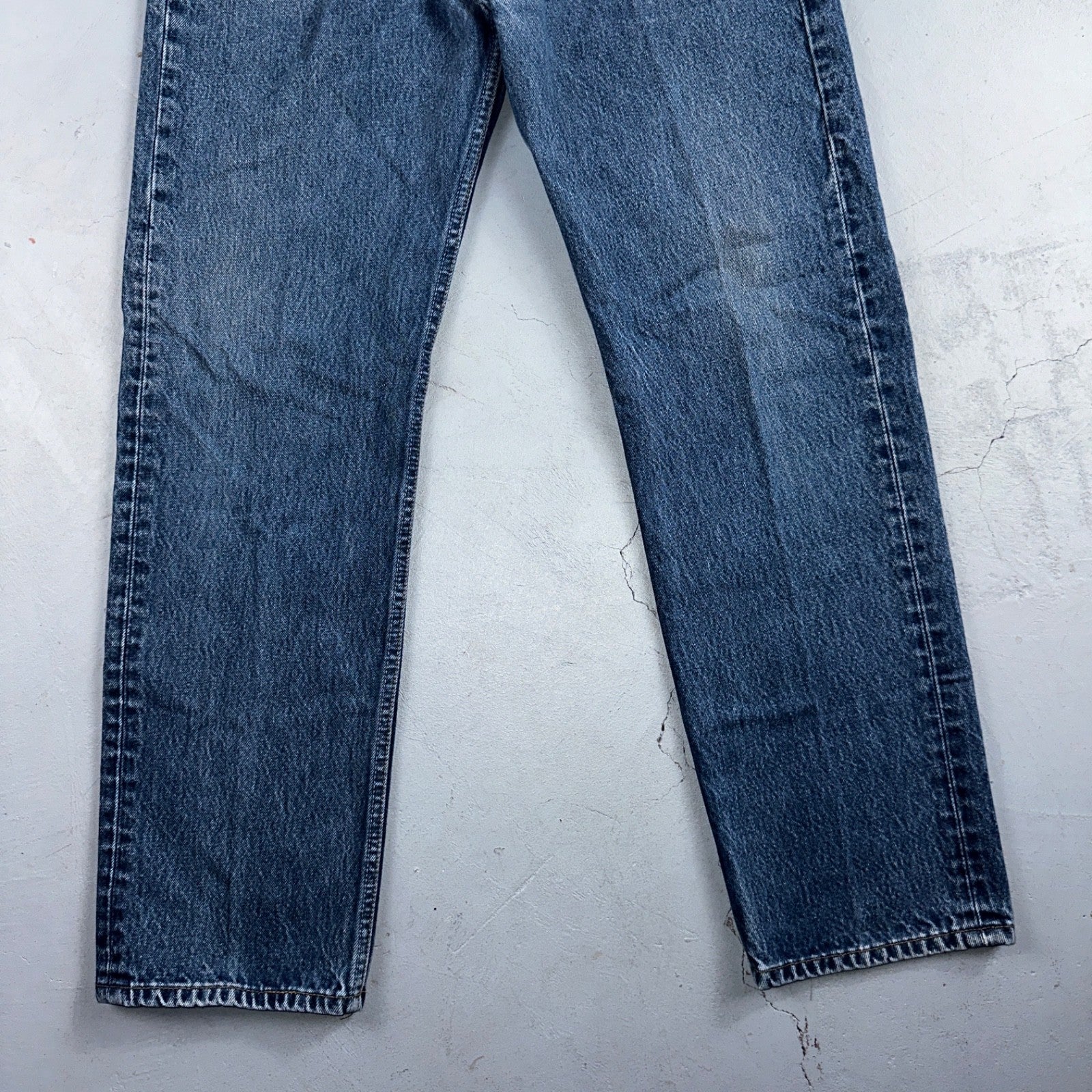 Levis 501 Vintage 90s USA XX Straight Leg Jeans Blue Med Wash 35x34 Act 33x30