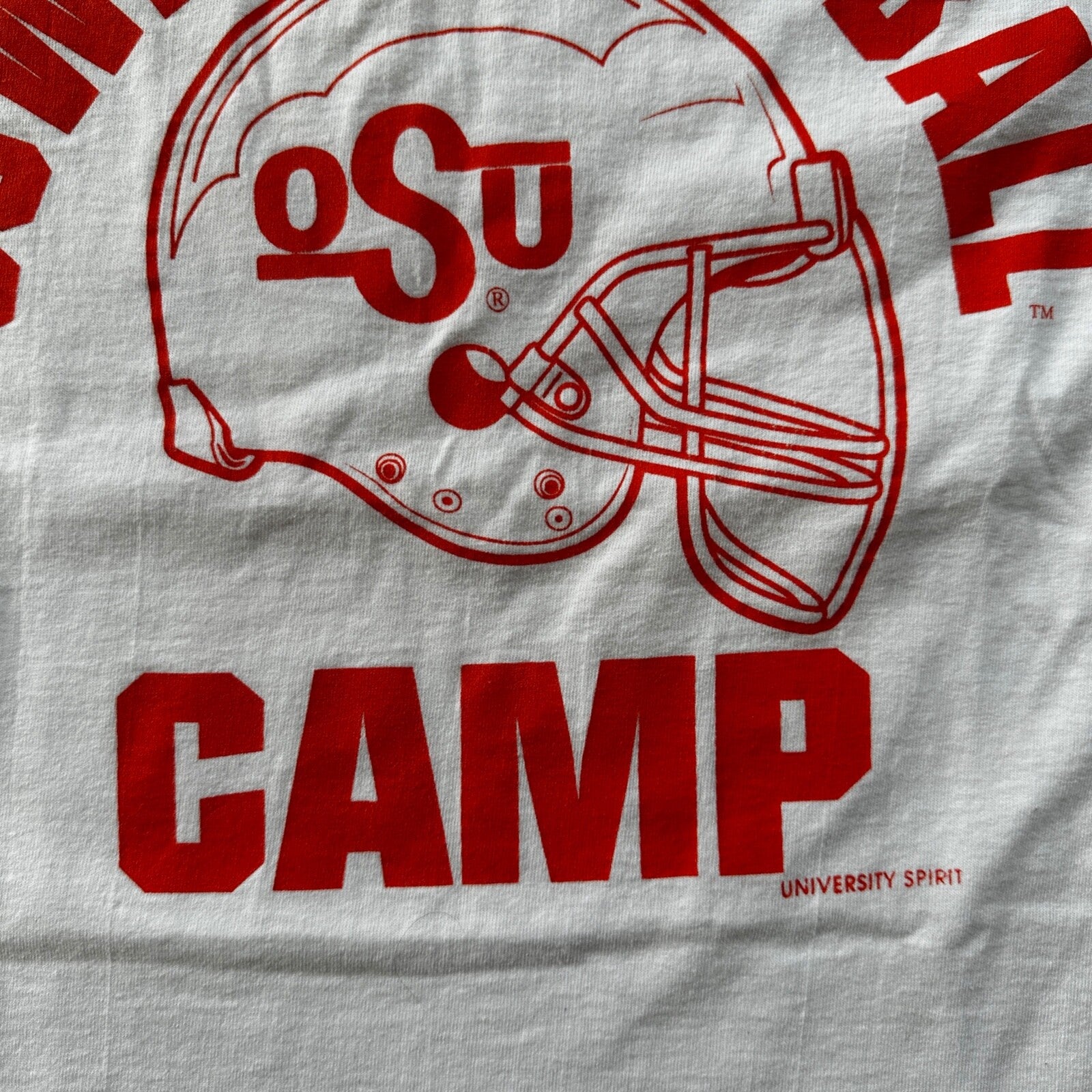 Nike OSU PDX Vintage T Shirt 90s Gray Tag Cowboy Football Rare XL Oklahoma State