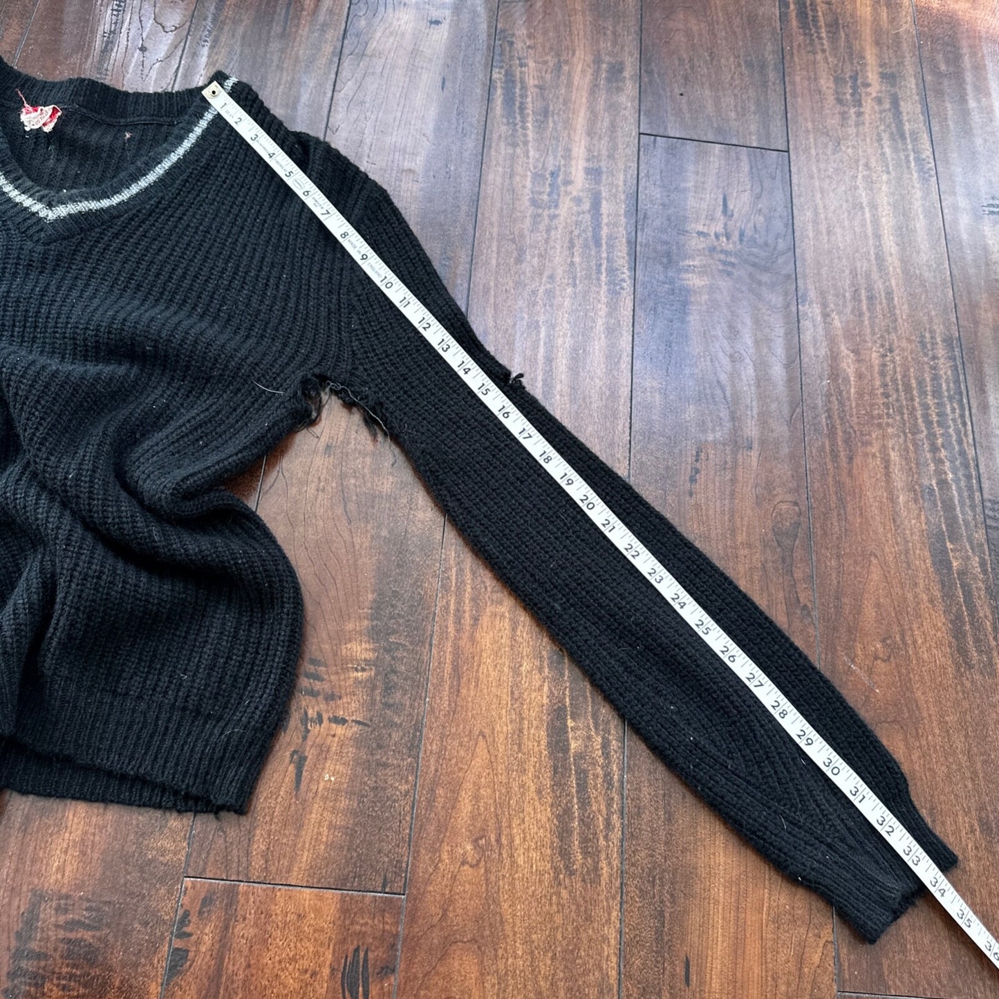 Vtg 60s 70s Thrashed Acrylic Sportswear Shirt Surf Skate Black Oregon USA