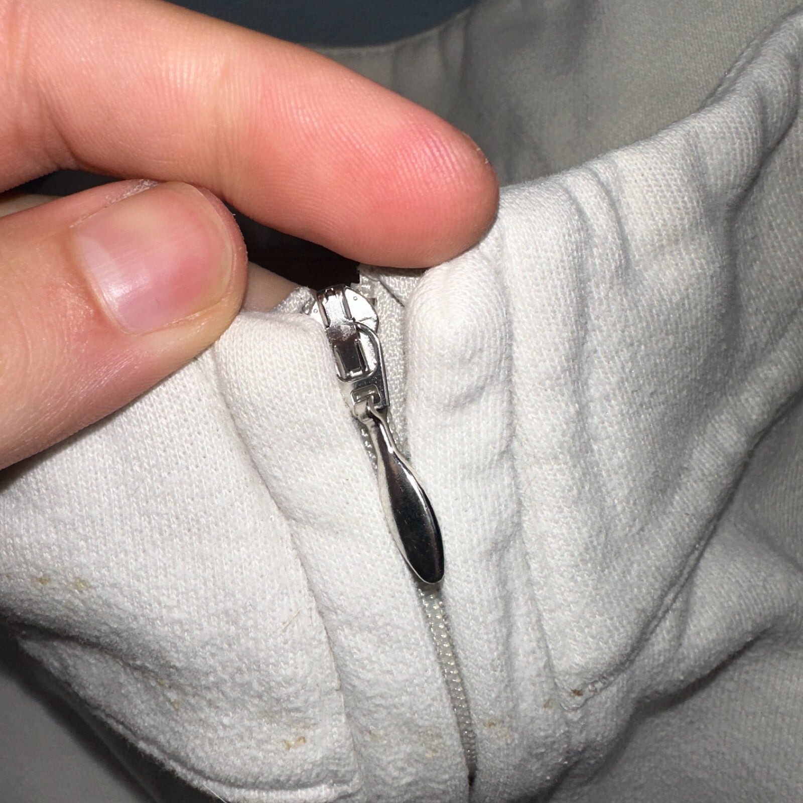 Nike Sweatshirt Mens 2XL White Pull Over Quarter Zip Golf Vintage Y2K