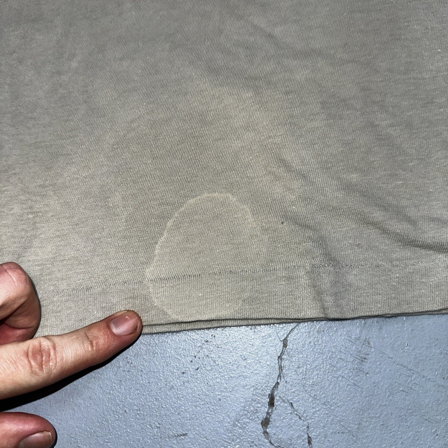 Penneys Vintage 60s Green Long Sleeve T Shirt Top Size Large Rockabilly 1960s