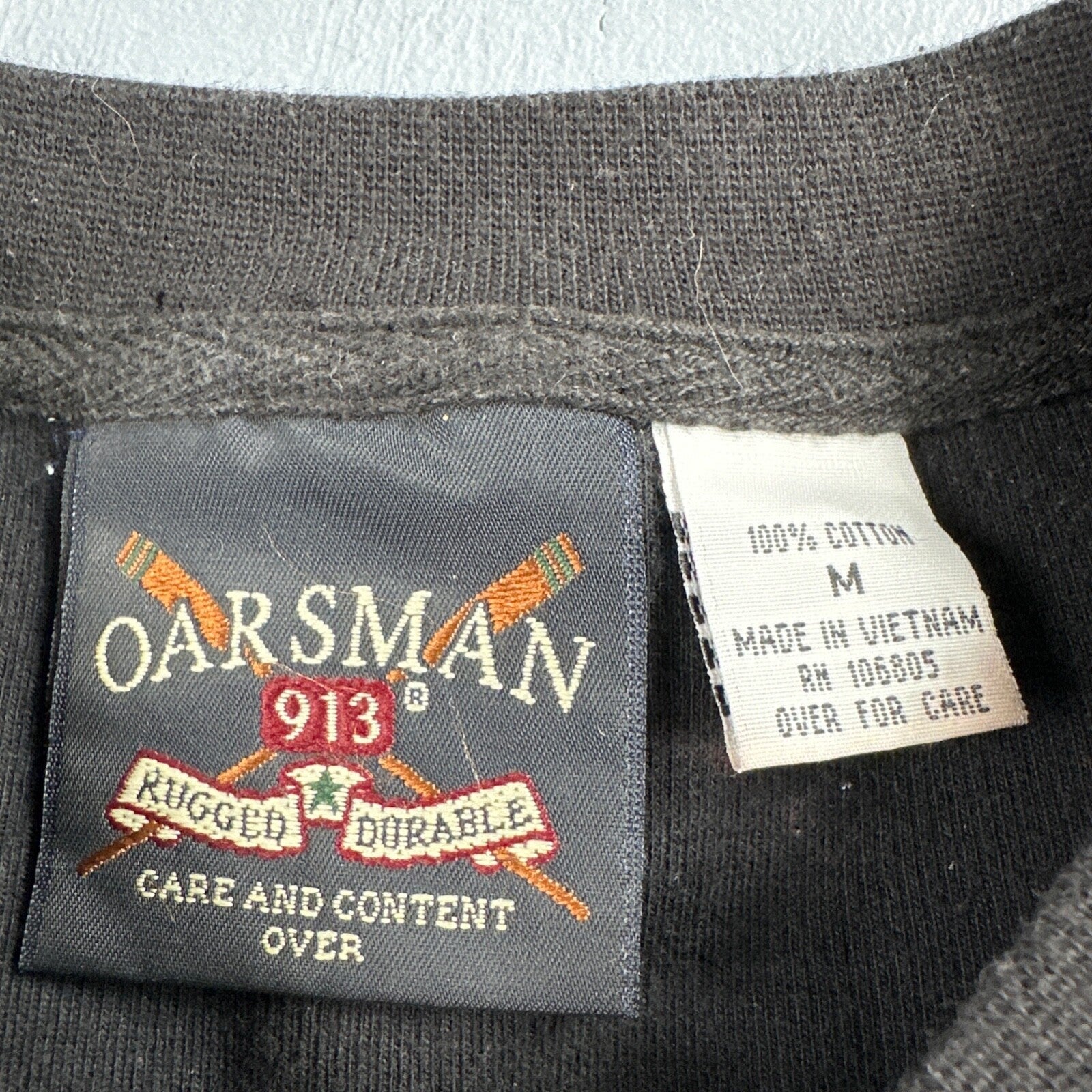 Vintage Oarsman Western Oregon University Crewneck Sweatshirt Thick Shirt M