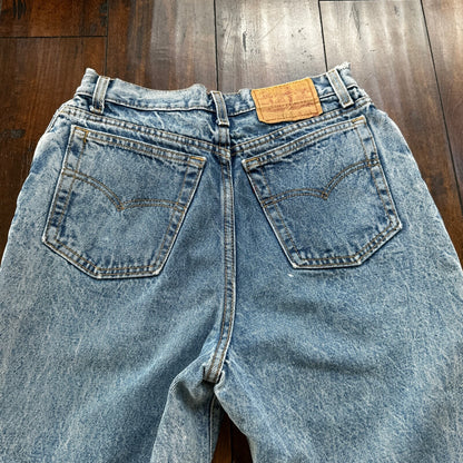 VTG Levis 1980s Womens Jeans 17505 High Rise Blue 27x28 80s 501 505 13 USA