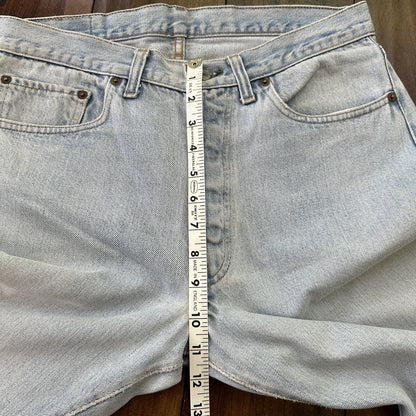 Levis Vintage 80s Redline Selvedge USA 501 XX Jeans Light Wash 34x36 Act 32x31
