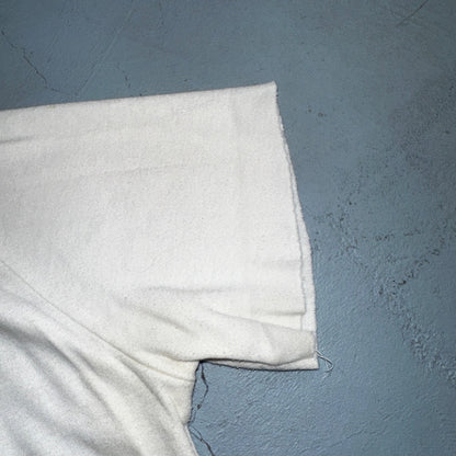 Shore Cliff Pismo Beach California VTG T Shirt 70s USA Womens Basic Polo White