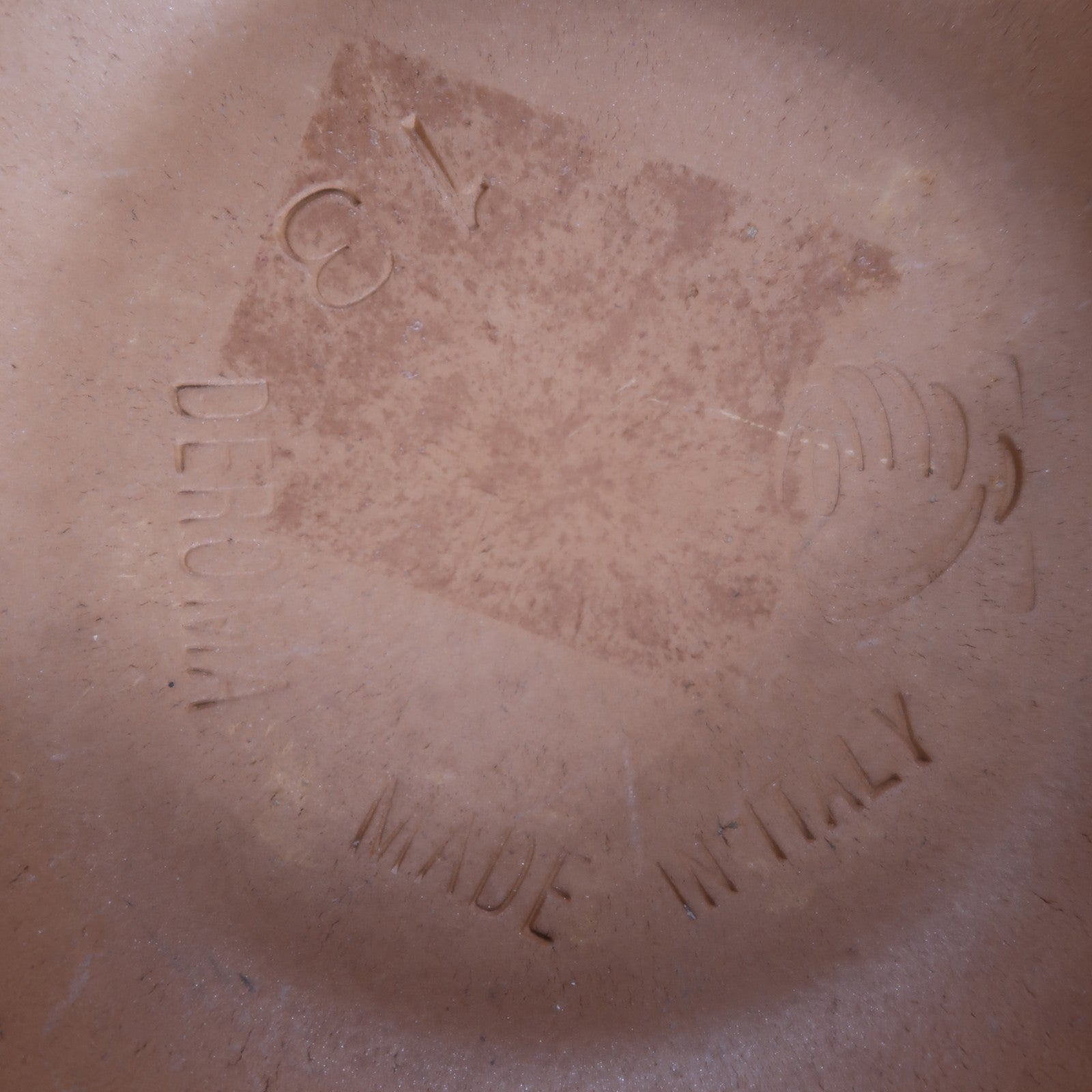 Vintage Deroma Made In Italy #13 Terra Cotta Hand Made Clay Pot Cute Decor