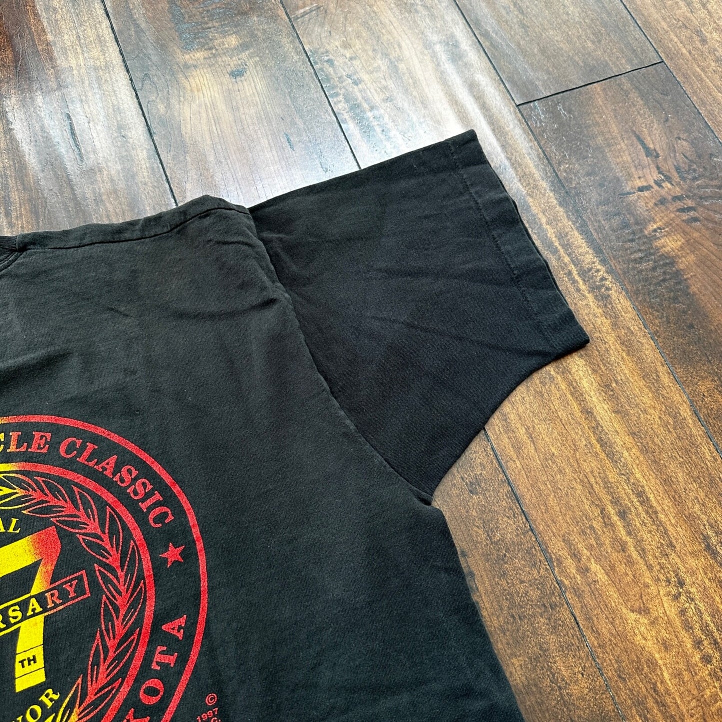 Sturgis Black Hills Rally 1997 Vintage T Shirt Black Harley Motorcycle Grunge XL