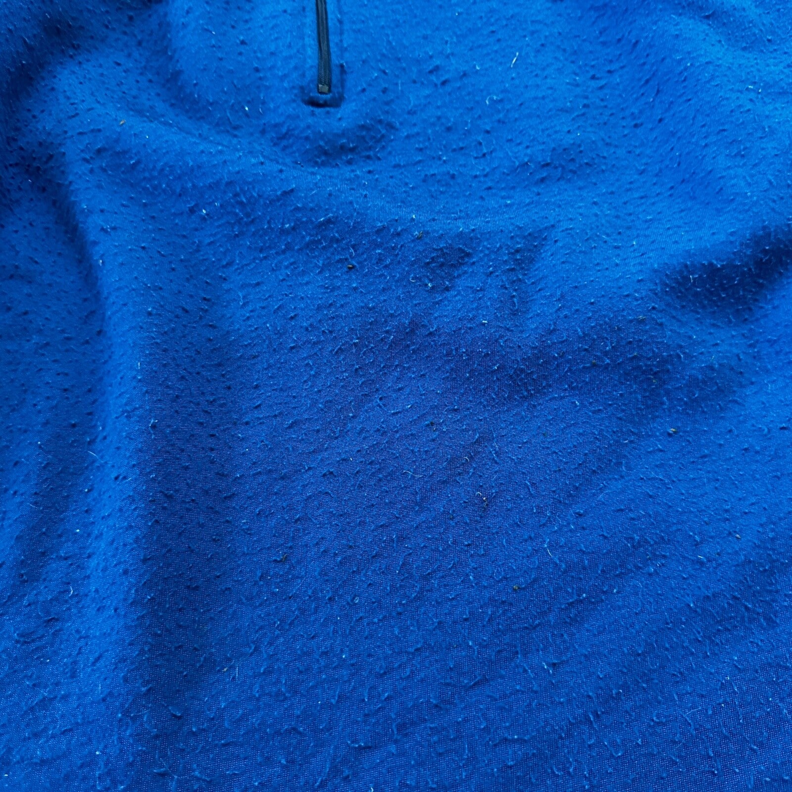 Vintage Patagonia Capilene Shirt Top 1/4 Zip w/ Collar Blue USA Made XL