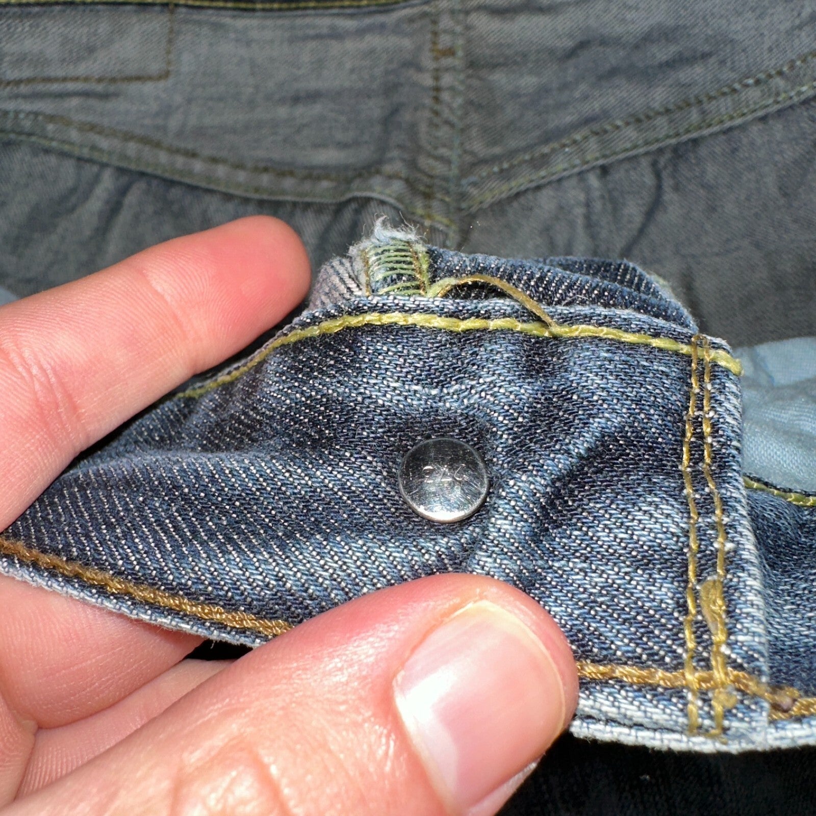 Levis 501 Vintage Y2K XX Straight Leg Jeans Blue Med Wash 33x30 Act 32x28