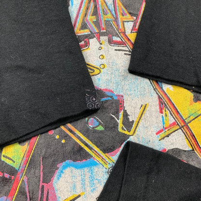 Def Leppard Hysteria Vintage T Shirt Tour 1987 1988 Sold Out Rock Band Music Rap