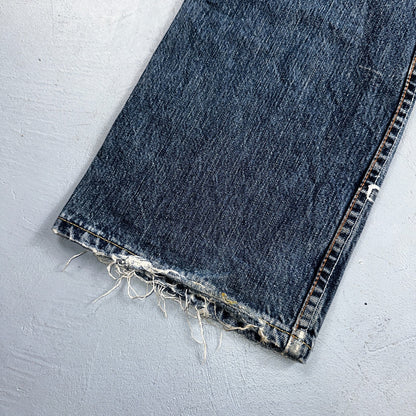 Levis 501 Vintage Y2K XX Straight Leg Jeans Blue Med Wash 33x32 Act 32x31