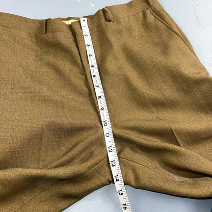 VTG Mens 3 PC Suit 42 Jacket Coat Pants Vest Plaid Rockabilly 70s 1970s Brown