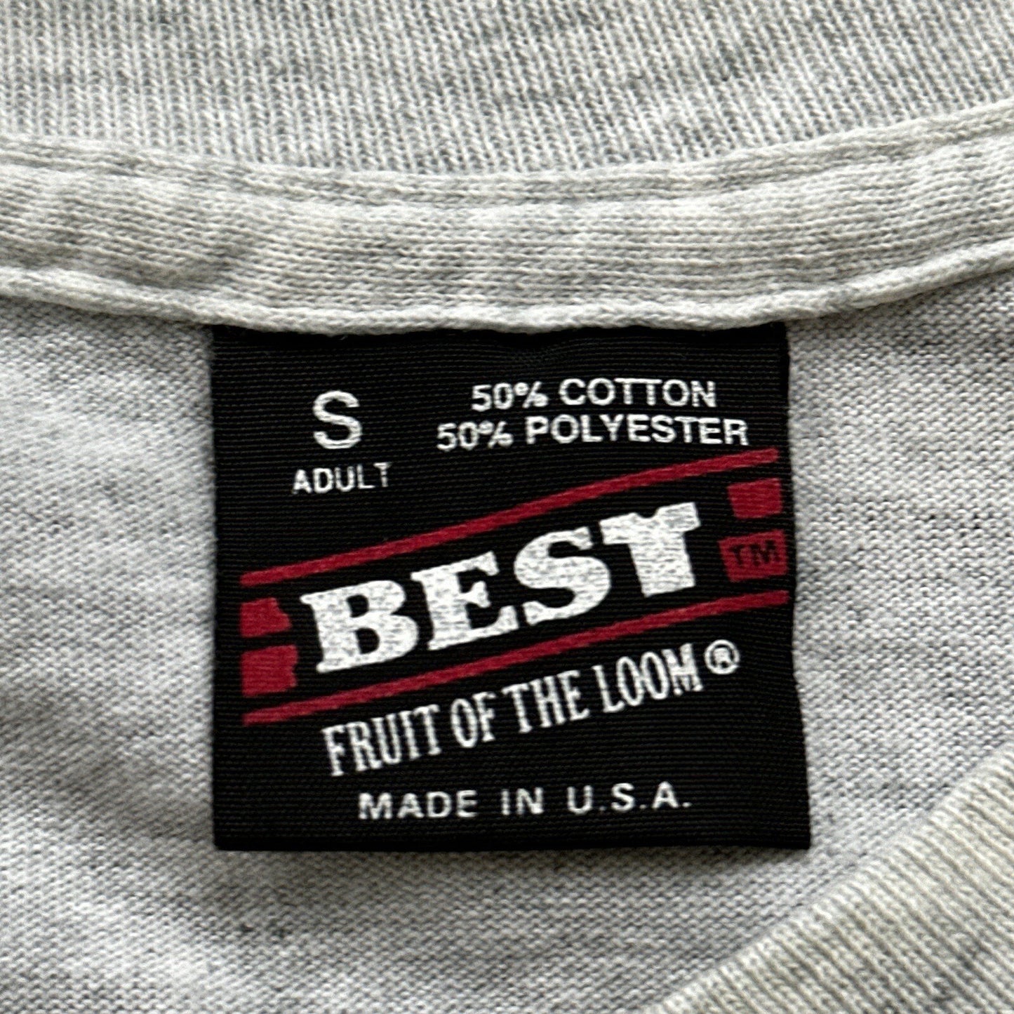 Adore Vintage T Shirt Spelling Funny Cute Love Screen Stars Grey 80s 90s Plants