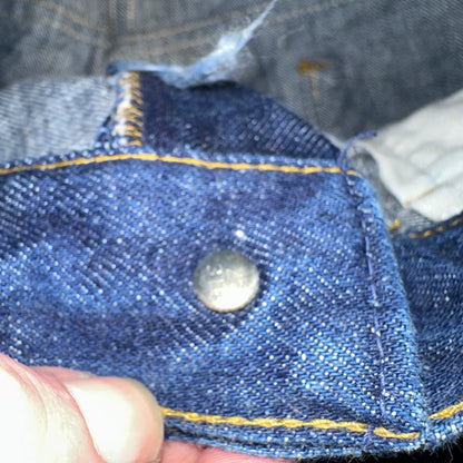 VTG 70s Sears Roebucks Jeans 34x30 Mens USA Rockabilly Dark Rockabilly Scovill