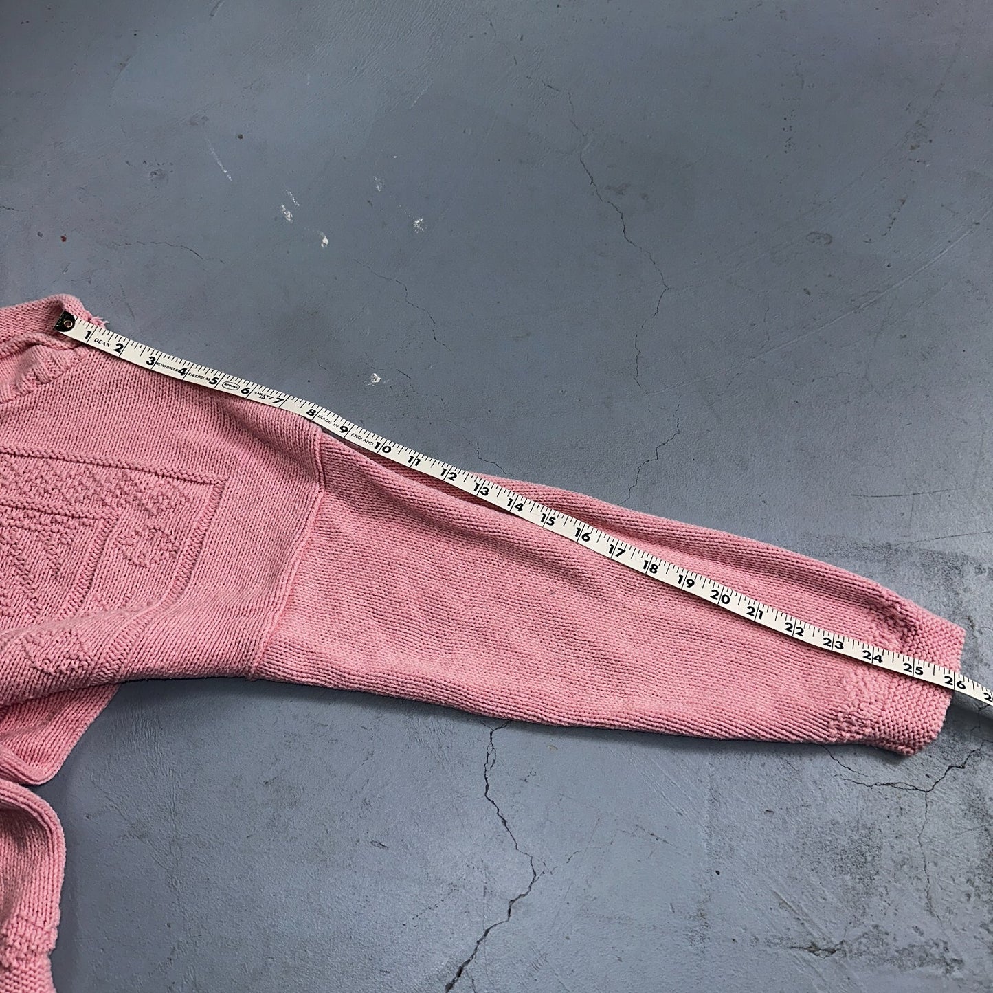 Basic Editions Women's Sweater Pink Jacket 100% Cotton Casual Christmas Winter