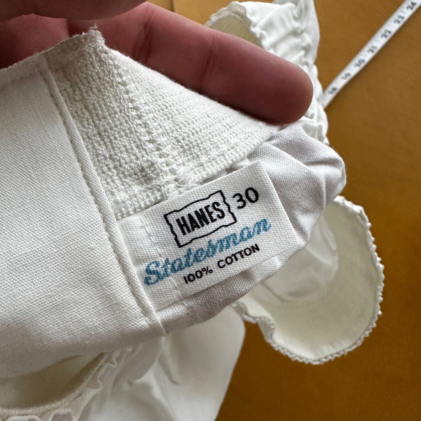 VTG 1960's Mens Hanes Boxer Shorts Underwear 3 Pack Size 30 Deadstock NOS 60s