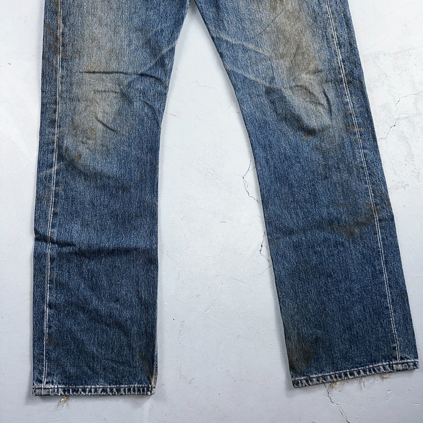Levis 501 Vintage Y2K XX Straight Leg Jeans Blue Med Wash 34x34 Act 34x33